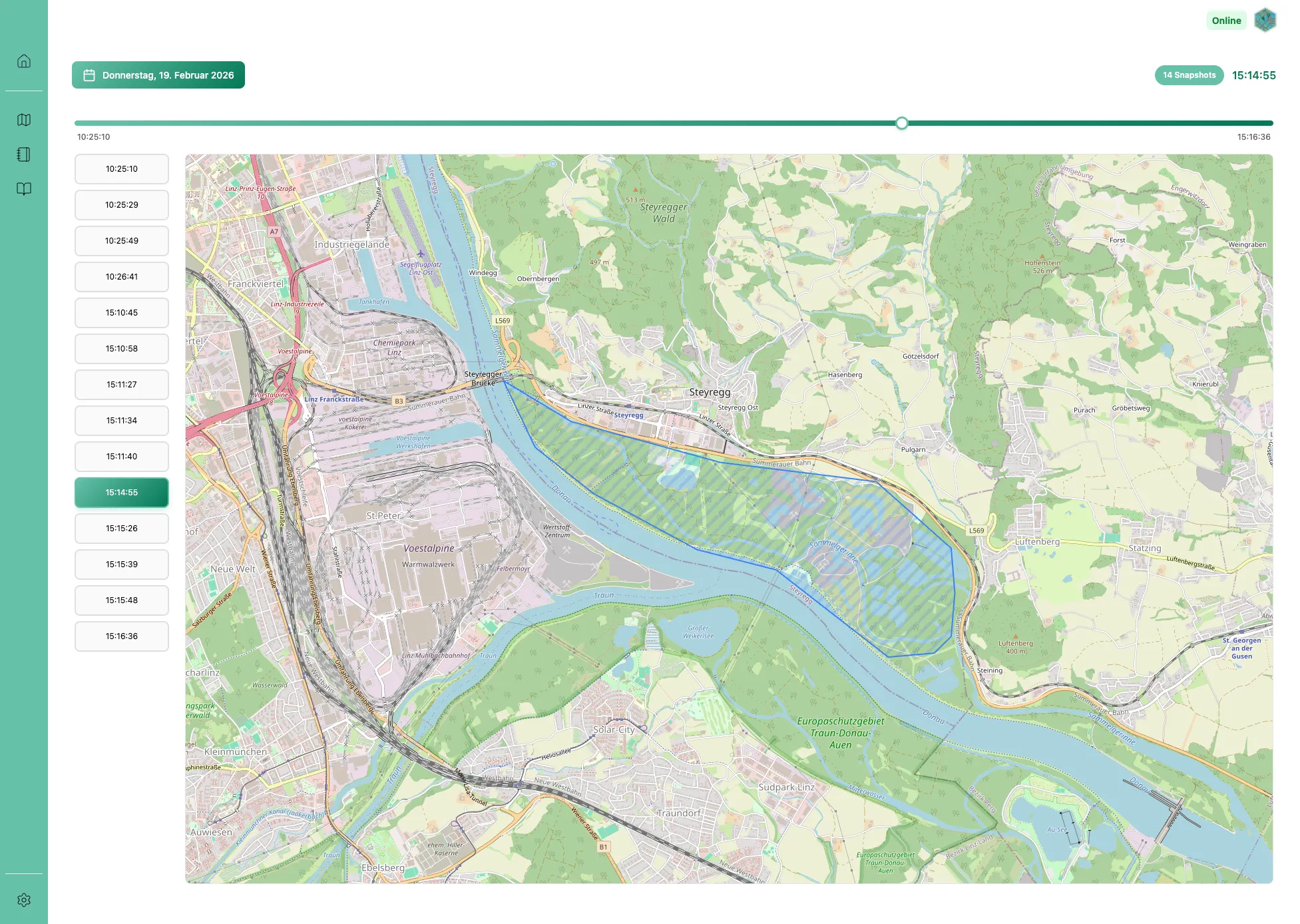 Timeline Zeitpunkt 1