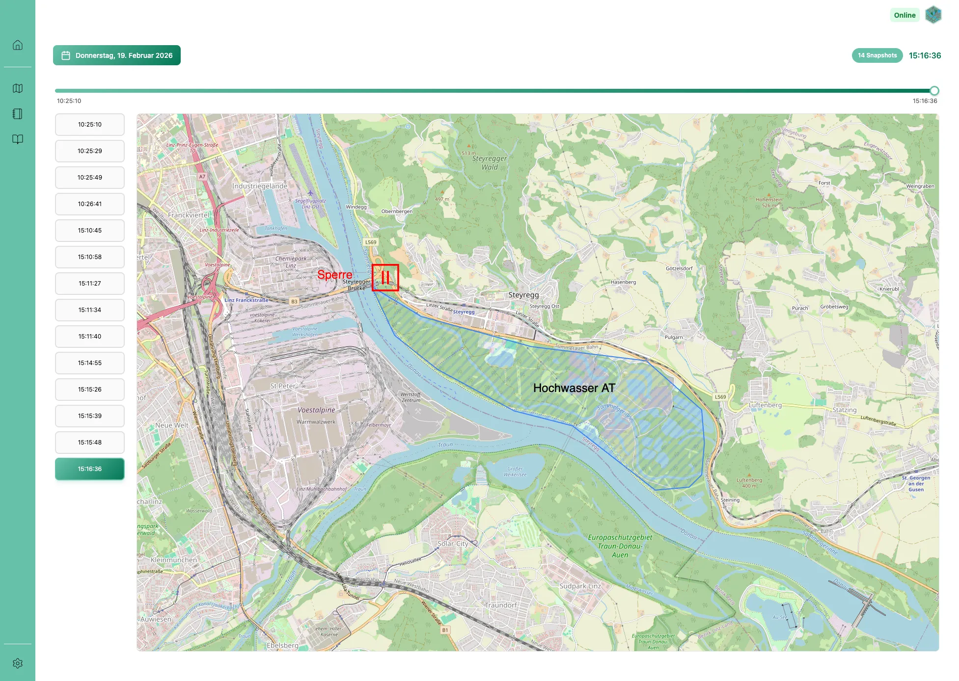 Timeline Zeitpunkt 2